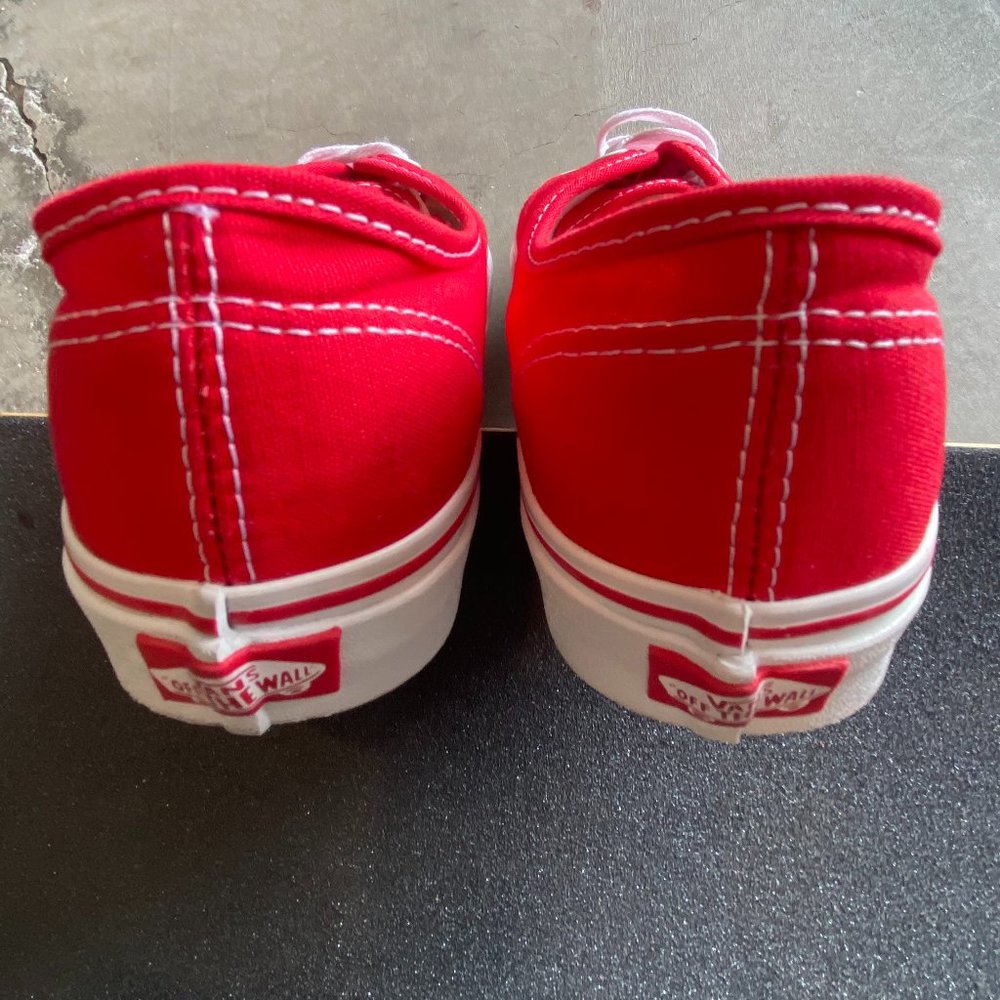 Vans Heritage Low-top Red Mens US Sz.7.5 / Womens Sz.9 - Picture 7 of 9